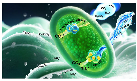 Doble Tarea para una Bacteria: Bacillus megaterium Prefiere Capturar CO₂ Atmosférico en Lugar de Usar Urea para Crear Biocemento