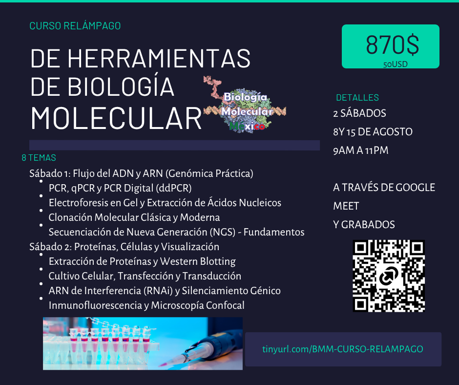 Curso Relámpago de Herramientas de Biología Molecular